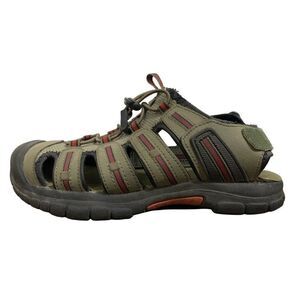 Khombu Kids Taupe Red Black Sandals Shoes 3 M